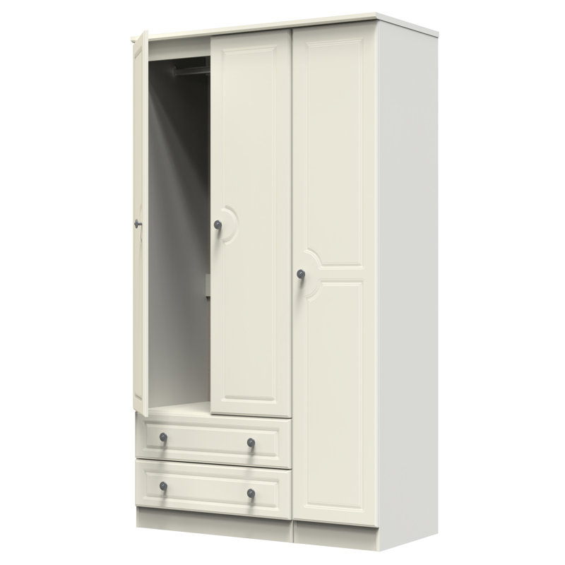Adala Manufactured Wood Wardrobe, Cream Ash