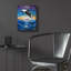 «Rising From The Profonds» par Verena, art mural en verre sauvage, 12 po x 16 po