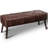 Lillyanna Faux Leather Upholstered Bench, 45" Wide-1223627123