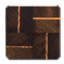 Wenge and Tiger Wood Coasters End Grain with Base