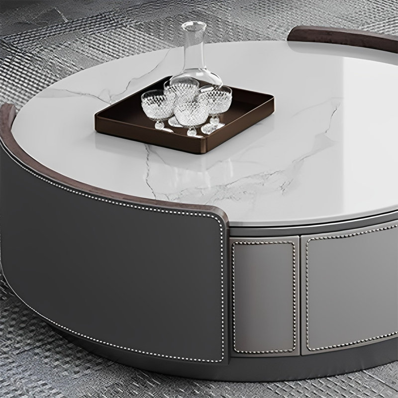 Debarghya Coffee Table, 11.81" H x 35.43" L x 35.43" W