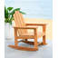 Moreno Solid Eucalyptus Wood Outdoor Rocking Chair