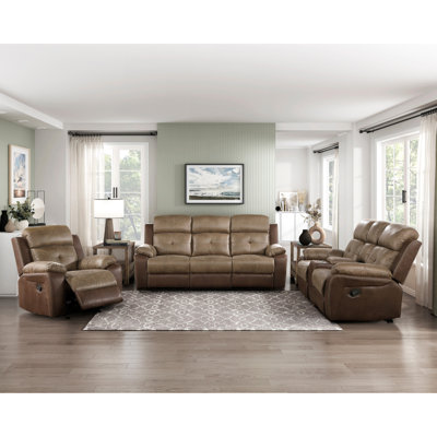 Upholstered 30.63 " Microfiber / Microsuede Sofa