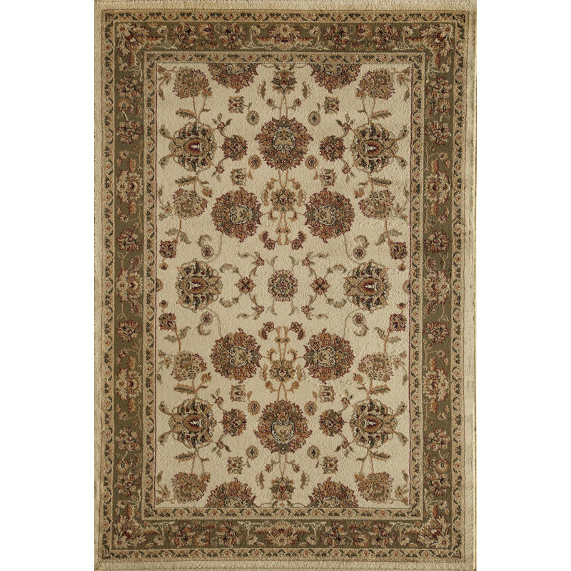Berghoff Brown/Cream Area Rug, Rectangle 7'10" x 10'10"