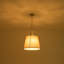 Luminaire suspendu cylindrique vintage à 4 lumières avec abat-jour en lin-1817553980
