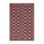 Tapis brun treillis lavable à la machine