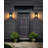 Peter Outdoor Wall Sconce in Black-2128600544