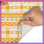 Tapis de bain orange et blanc-1679537075