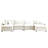 Oversized Modular Cushioned Sofa With Conversible Ottoman-115842503-106554203