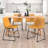 Faux Leather Upholstered Metal Side Chair-64827229