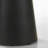 Jacopo Ebony Black 20"W Round Console Table with Pedestal Base
