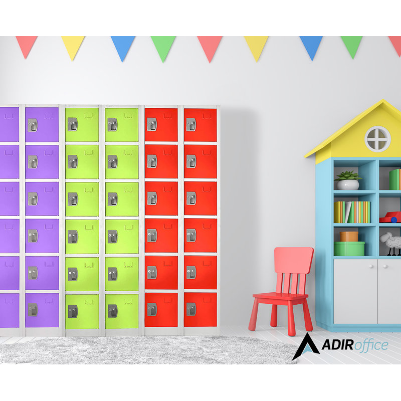 6 - Section 12" Wide Storage Locker (Set of 4)