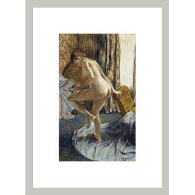 «After The Bath» par Edgar Degas, impression giclée sur cadre