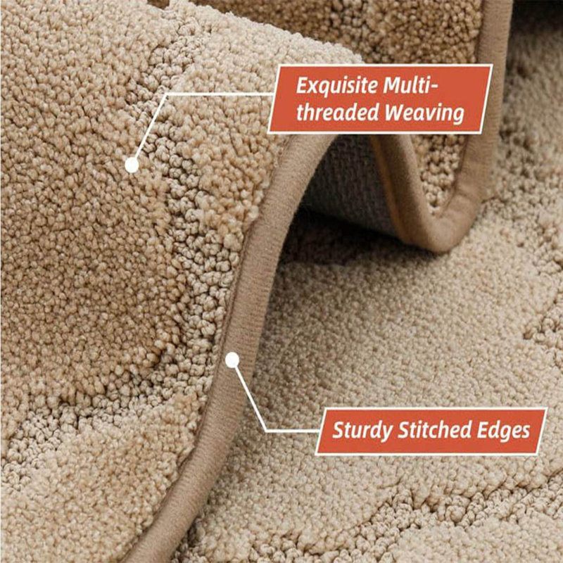 Polyester Kitchen Mat, Beige