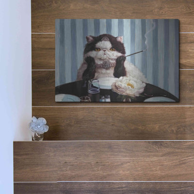 «Breakfast at Tiffany's» par Lucia Heffernan, peinture sur métal sans cadre