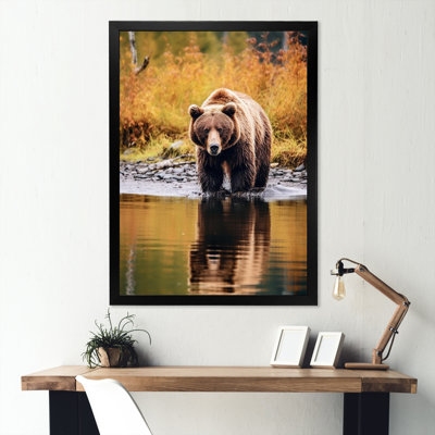 Grizzly dans un paysage de l'Alaska III