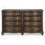 Commode de 8 tiroirs Traditional