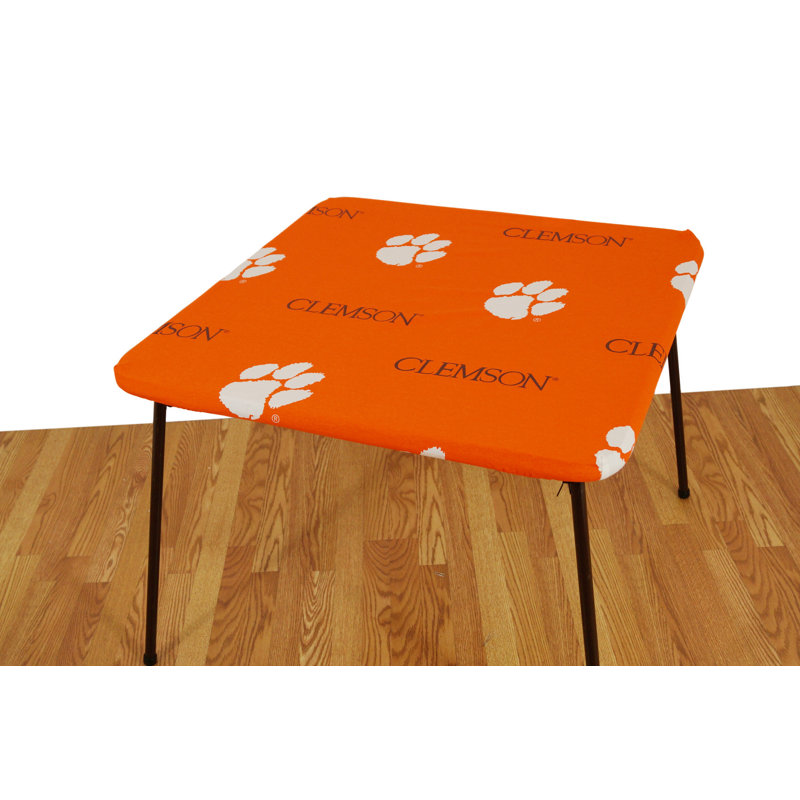 NCAA Outdoor Patio Table Cover, 33" W x 33" D, Clemson