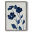 Indigo Bloom I, reproduction encadrée - bois massif 47663-213918853