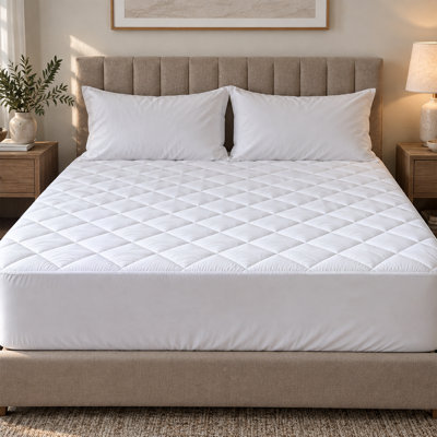 Waterproof Quilted Mattress Protector with 30cm Deep Pocket