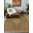 Zyana Collection Digital Print Cotton-Polyester Green Moroccan Rug-1752218598
