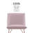 Velvet Upholstered Accent Chair with Metal Legs-639923455