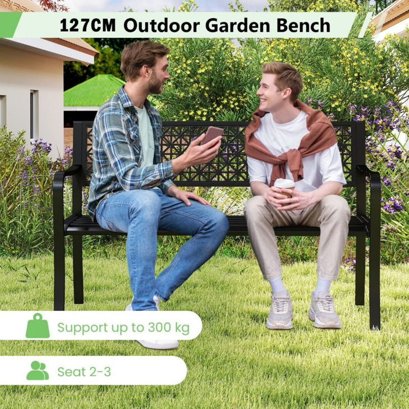 Metal Outdoor Bench
