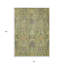 Tapis intérieur / extérieur lavable et articulé 8 pi x 10 pi vert artichaut