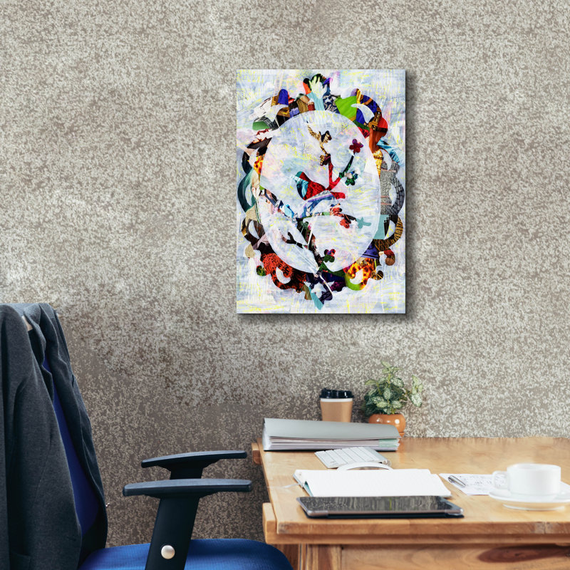 «Regal Bird» par Artpoptart, art mural sur toile, H 26 po x l 18 po x P 0,75 po