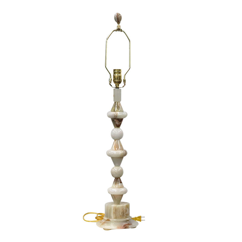 31.75" Tall Onyx Table Lamp "Tethys", Chartreuse
