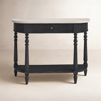 Aberdale 40'' Console Table with Marble Top