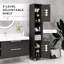 Armoire de rangement haute avec miroir Kleankin-966111017
