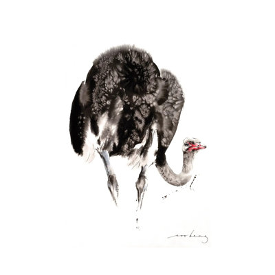 " Ostrich " by Soo Beng Lim Painting Print