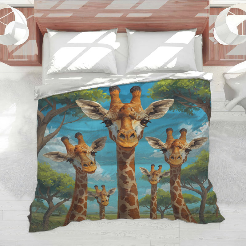 Édredon Group of Giraffes, Simple extra long