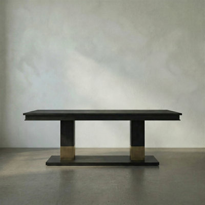 Ravenko Mahogany Solid Wood Top Dining Table