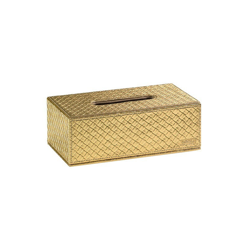 Housse pour boîte de tissu Oconto, Or