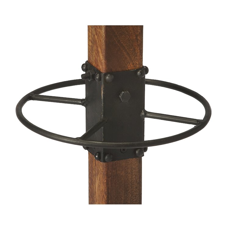Donan 8 - Hooks Freestanding Coat Rack Color: Walnut Brown/Black