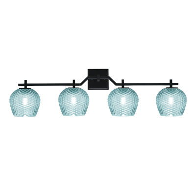 Headland Bath Bar Shown With 6" Smoke Textured Glass