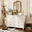 Commode décorative 60 tiroirs 60 po avec poignées en métal-630744086