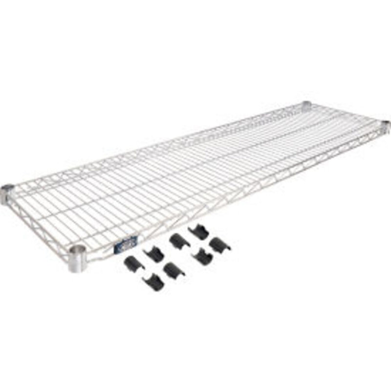 Tablette à fil standard, H 1,75 po x l 48 po x P 14 po