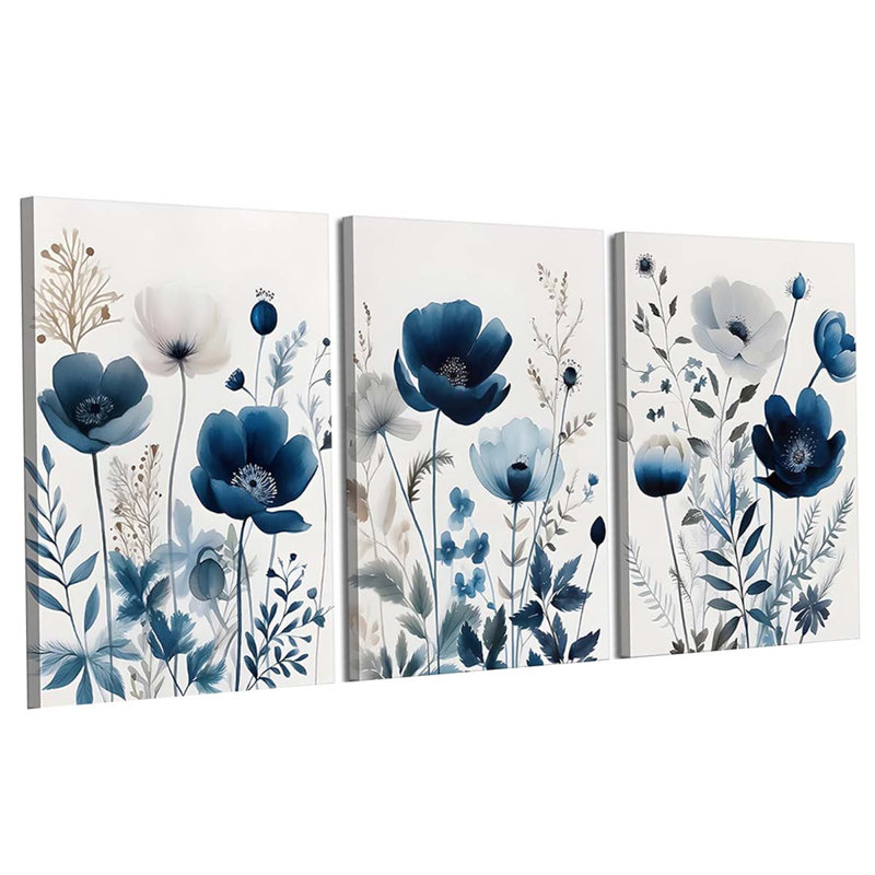 3 Piece Wrapped Canvas Print, 60 cm H x 120 cm W