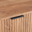 Dumbo 35" Modern Fluted Standard Dresser with 3 Drawers in Golden Brown-1756988028