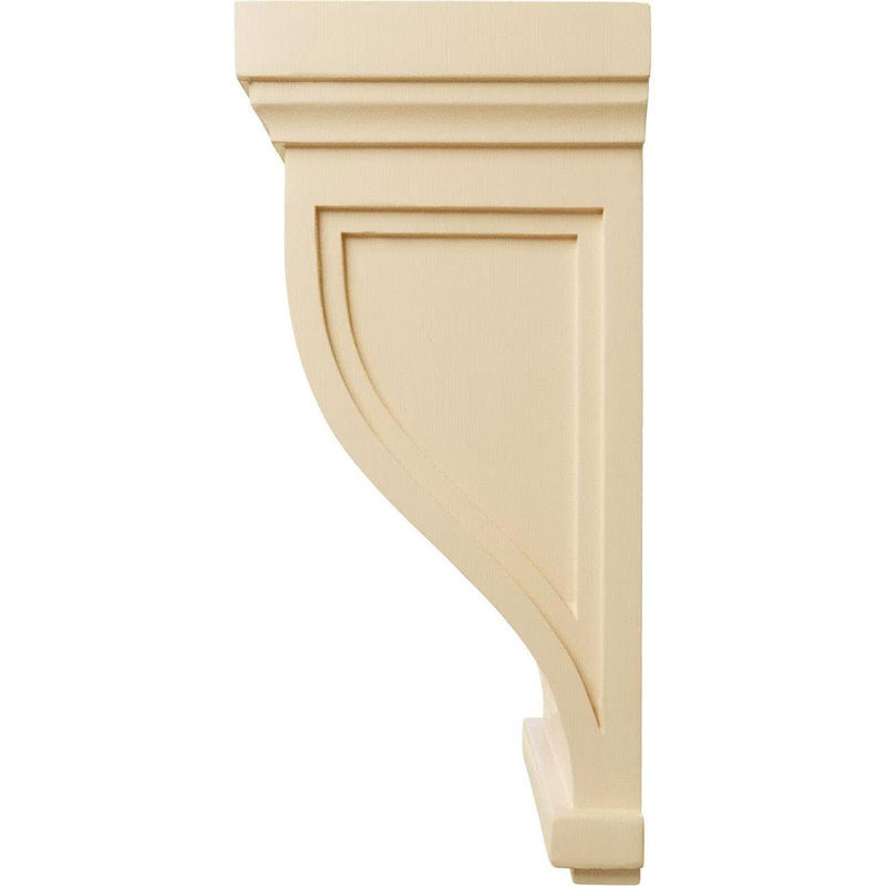 Maple Charleston Mission Hand-Carved Wood Corbel, 14" H x 6.5" W