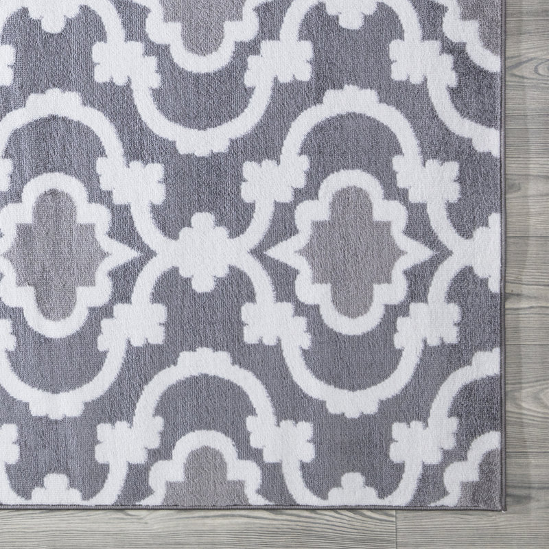 Tapis gris Newlon, Rectangle 3 pi 11 po x 5 pi 7 po