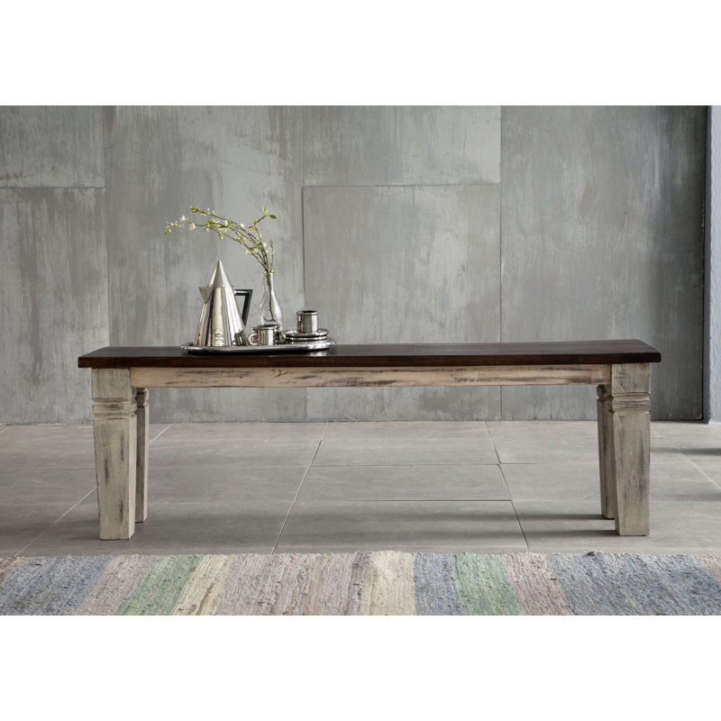 Castle-Antik Wood Bench, H45 x W120 x D35cm