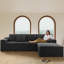 104.3" Cloud Sectional Couch With L-Shape Chaise