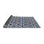 Tapis bleu/noir/rouge à motifs-1268161236