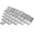 Hudson Tangier 12-3/8 " x 12-3/8 " Porcelain Mosaic Floor & Wall Tile-36936452