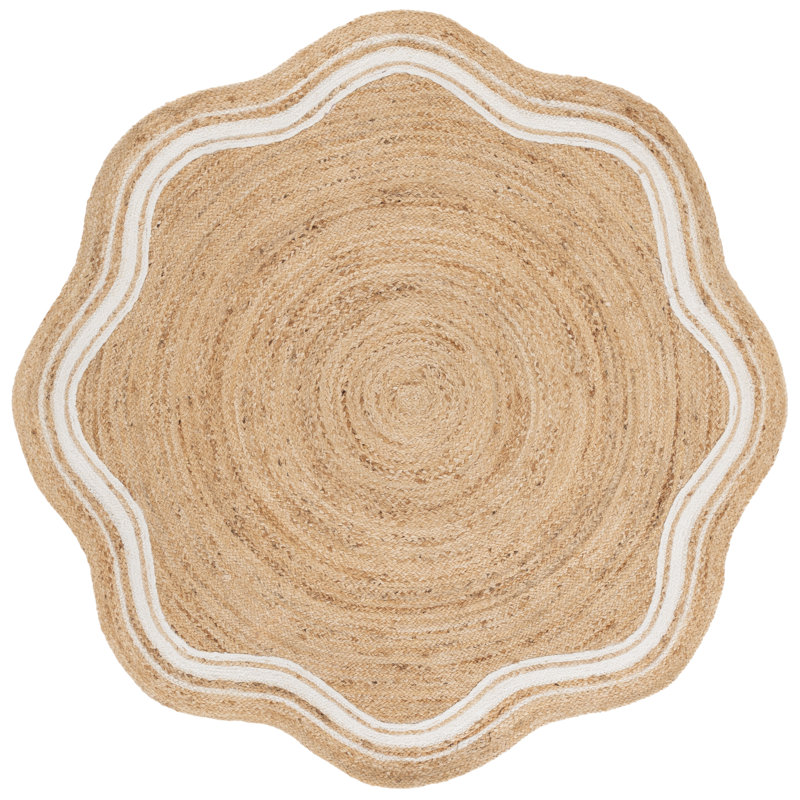 Tapis naturel en fibre naturelle 359, Tapis fantaisie 6 pi