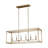 Agawam 6-Light Dimmable Steel Linear Pendant-1693998927-1693998920